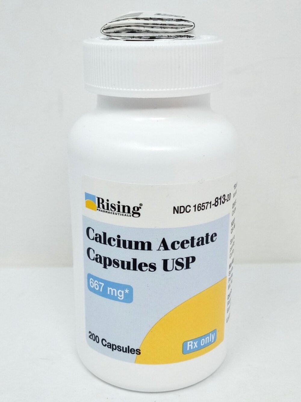 Calcium Acetate 667mg Capsules USP (200 Capsules) NEW & SEALED